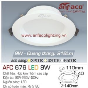 Led âm trần Anfaco AFC 676-9W