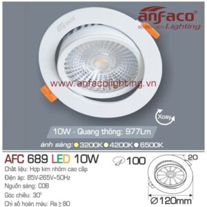 Led âm trần Anfaco AFC 689-10W