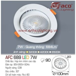 Led âm trần Anfaco AFC 689-7W