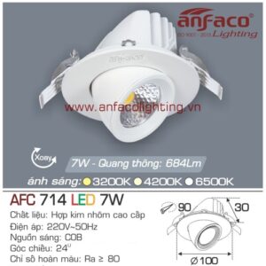 Led âm trần Anfaco AFC 714-7W