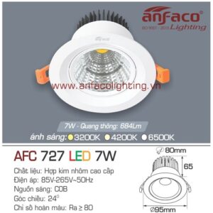 Led âm trần Anfaco AFC 727-7W