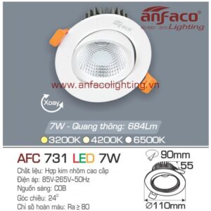 Led âm trần Anfaco AFC 731-7W