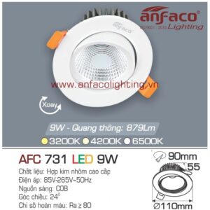 Led âm trần Anfaco AFC 731-9W