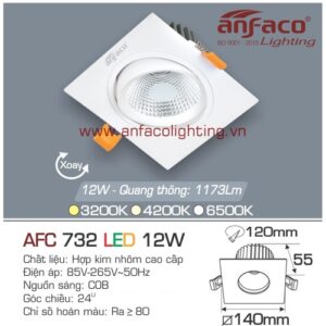 Led âm trần Anfaco AFC 732-12W