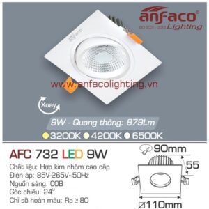 Led âm trần Anfaco AFC 732-9W