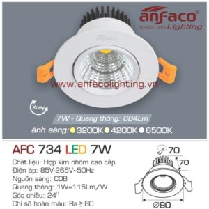 Led âm trần Anfaco AFC 734-7W