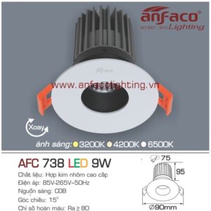 Led âm trần Anfaco AFC 738-9W