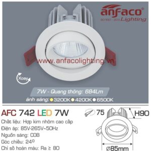 Led âm trần Anfaco AFC 742-7W