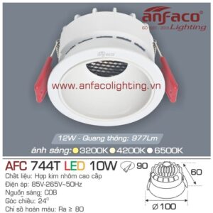 Led âm trần Anfaco AFC 744T-10W