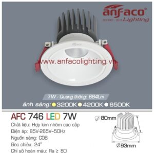 Led âm trần Anfaco AFC 746-7W