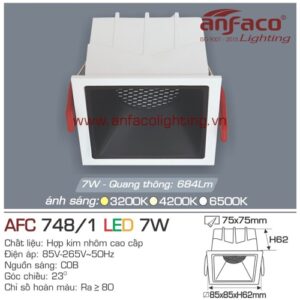 Led âm trần Anfaco AFC 748-7W