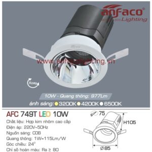 Led âm trần Anfaco AFC 749T-10W