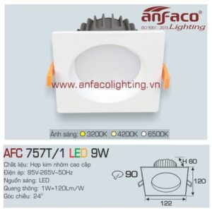 Led âm trần Anfaco AFC 757T/1-9W