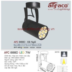 Led tiêu điểm AFC 888D-7W đế ngồi