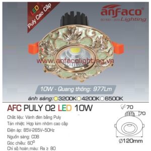 Led âm trần Anfaco AFC Puly 02-10W