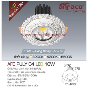 Led âm trần Anfaco AFC Puly 04-10W