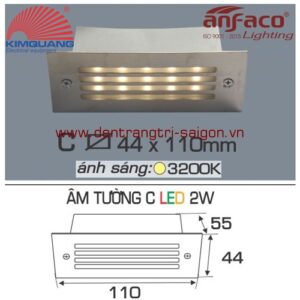 Led Anfaco gắn âm tường C-2W