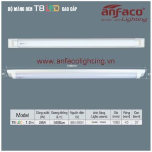 Đèn Led Anfaco T8 1m2 28W