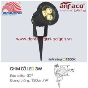 Led Anfaco ghim cỏ 3W