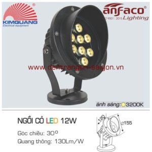 Led Anfaco ngồi cỏ 12W