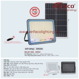 Pha Led solar Anfaco 009-200W