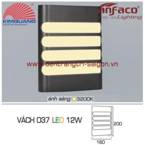 Led Anfaco gắn vách 037 12W