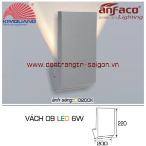 Led Anfaco gắn vách 09-6W