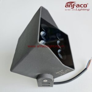 Đèn pha vuông Anfaco AFC 015-6Wx2=12W ip65 kín nước chiếu rọi cây cối, tường cột, cảnh quan ngoài trời