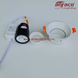 AFC 375 3W 5W 7W 10W Đèn LED downlight âm trần Anfaco AFC 375 gắn bóng 3W 5W 7W 10W 3 màu