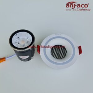 AFC 383T 3W 5W 7W 10W Đèn LED downlight âm trần Anfaco AFC 383T gắn bóng 3W 5W 7W 10W 3 màu