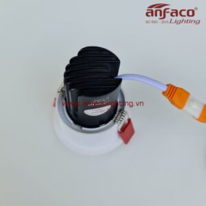 AFC 383T 3W 5W 7W 10W Đèn LED downlight âm trần Anfaco AFC 383T gắn bóng 3W 5W 7W 10W 3 màu