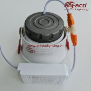 Đèn downlight âm trần xoay góc Anfaco AFC 508 3W 9W