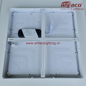 AFC556 vuông Đèn Anfaco Led panel ốp trần nổi vuông 400 480 600 AFC-556-28W 36W 48W vỏ trắng ánh sáng trắng 6500K ánh sáng vàng 3200K