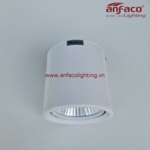 AFC-647T Đèn Anfaco lon led nổi downlight xoay góc AFC647T 7W 12W vỏ trắng ánh sáng trắng 6500K ánh sáng trung tính 4200K, ánh sáng vàng 3200K