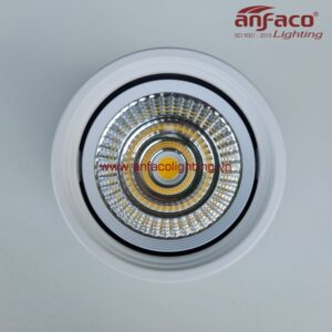 AFC-647T Đèn Anfaco lon led nổi downlight xoay góc AFC647T 7W 12W vỏ trắng ánh sáng trắng 6500K ánh sáng trung tính 4200K, ánh sáng vàng 3200K