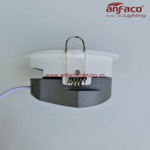 AFC 665D đèn led downlight âm trần Anfaco xoay góc vỏ trắng