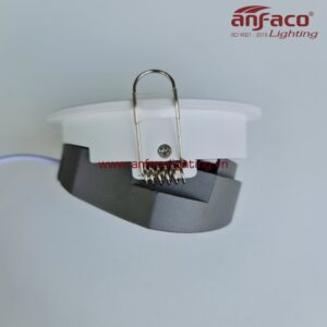 AFC 665D đèn led downlight âm trần Anfaco xoay góc vỏ trắng