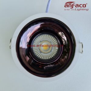 AFC 665D đèn led downlight âm trần Anfaco xoay góc vỏ trắng