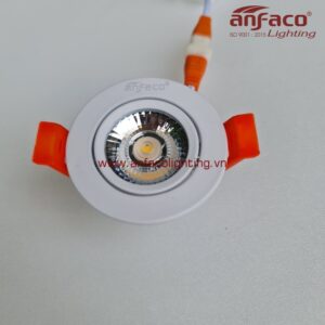 AFC-689 Đèn LED âm trần Anfaco xoay góc AFC689 3W 5W 7W 10W ánh sáng trắng 6500K trung tính 4200K vàng 3200K