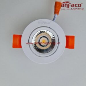 AFC-689 Đèn LED âm trần Anfaco xoay góc AFC689 3W 5W 7W 10W ánh sáng trắng 6500K trung tính 4200K vàng 3200K