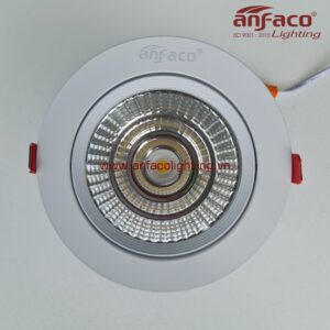 AFC-734 Đèn downlight âm trần xoay góc Anfaco AFC734 vỏ trắng 3W 5W 7W 9W 12W ánh sáng 6500K 4200K 3200K