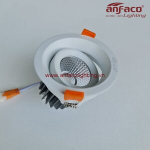 AFC741 Đèn led Anfaco downlight âm trần AFC-741 7W 10W 15W 20W xoay góc ánh sáng trắng 6500K ánh sáng trung tính 4200K, ánh sáng vàng 3 chế độ đổi màu