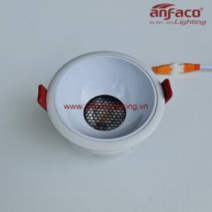 AFC-744T Đèn downlight âm trần Anfaco AFC744T vỏ trắng 10W ánh sáng trung tính, ánh sáng vàng, ánh sáng trắng