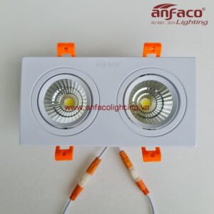 Đèn Anfaco led âm trần AFC-752-2-5W xoay góc