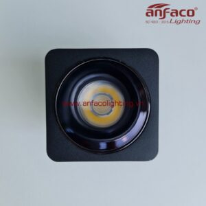 AFC-779-12W đèn Anfaco vuông gắn nổi xoay góc 360° độ AFC779 12W vỏ đen