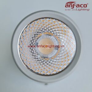 Đèn Anfaco tiêu điểm spotlight xoay góc 866T 7W 12W vỏ trắng