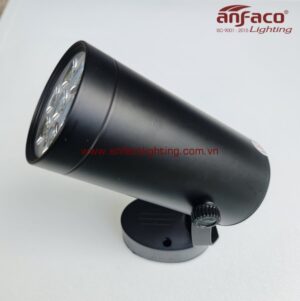 Đèn led tiêu điểm spotlight AFC 888D-7W vỏ đen đế ngồi Anfaco chiếu showroom