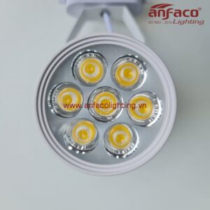 Đèn Anfaco AFC 888t 7w vỏ trắng gắn ray spotlight