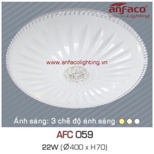 Đèn LED ốp trần nổi Anfaco AFC 059-22W