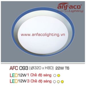 Led ốp trần nổi AFC 093-12W